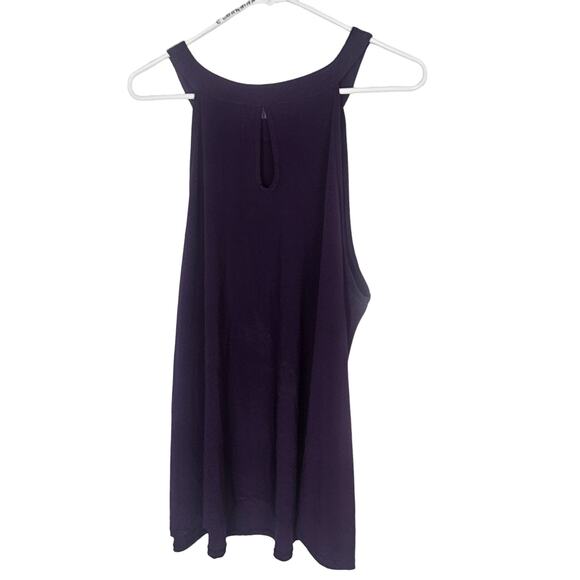 Torrid Tank Top High Neck Tank Top Sleeveless Blouse Women 2X Purple Casual Top - Picture 6 of 6
